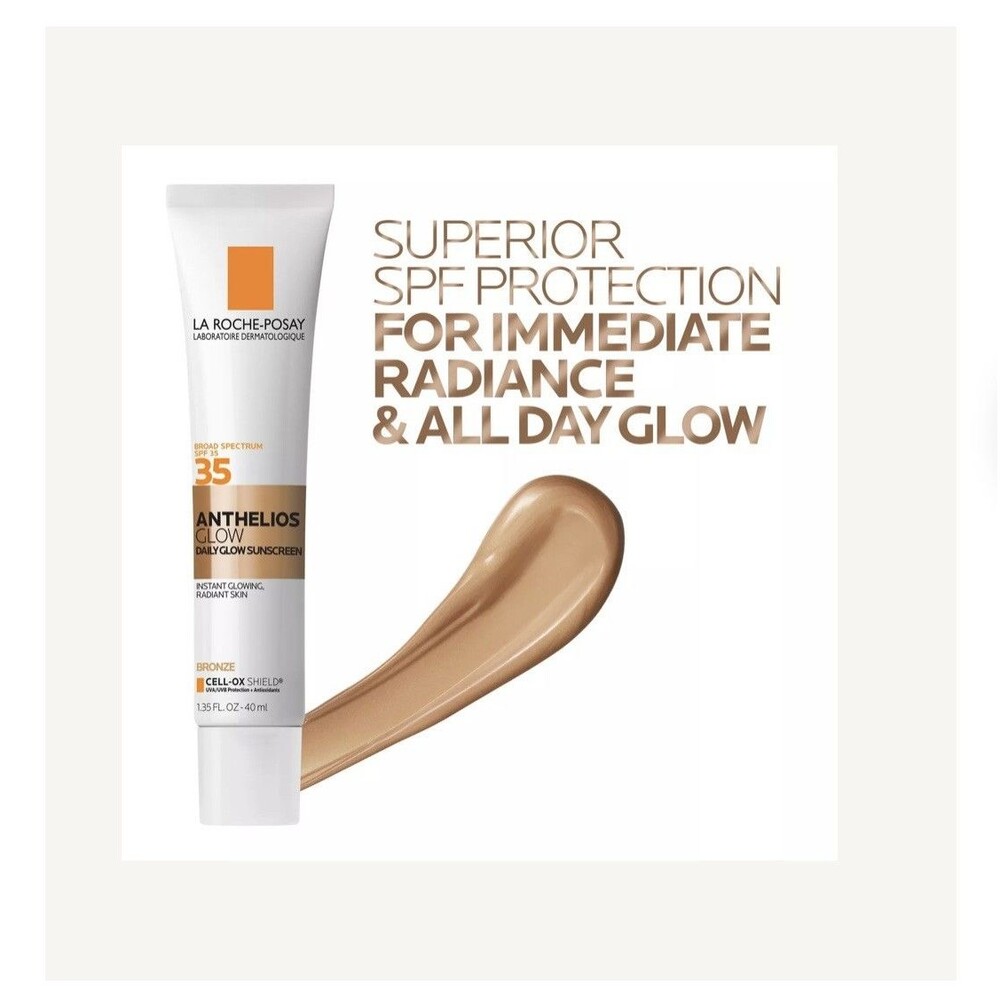 La Roche-Posay Anthelios Glow Daily Glow Sunscreen SPF 35 Bronze 1.35oz 11/2027